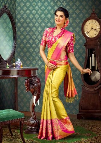 Pure Silk Sarees, For Easy Wash, Dry Cleaning, Packaging Size : 3 Pieces, 4 Pieces