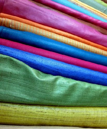 Tussar Silk Fabric, For Making Garments, Feature : Comfortable, Easily Washable