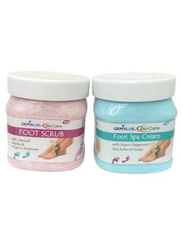 Gemblue Foot Scrub, Packaging Size : 500 Ml