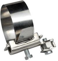 Steel / Stainless Steel SS 304 (Debuting) Earthing Band Clamp, Packaging Type : Carton Box