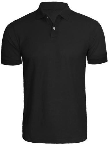 Collar Neck Cotton Mens Polo T-Shirt, Size : XL, XXL