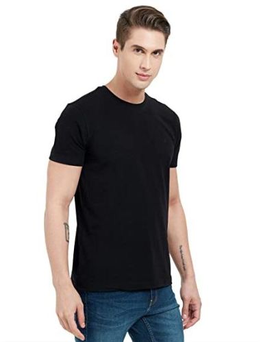 Plain Cotton Mens Round Neck T-Shirt, Size : XL