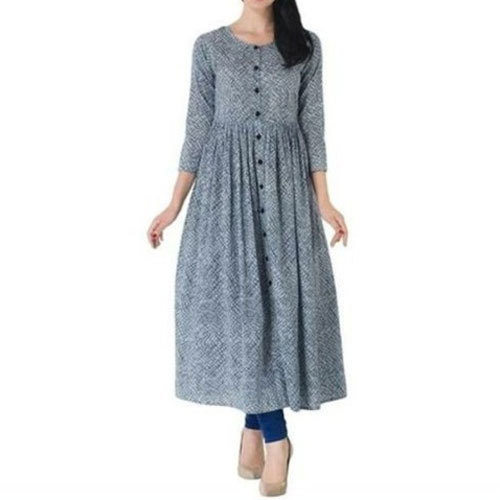 Ladies Cotton Casual Wear Kurti, Size : M, Xl, Xxl