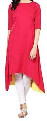 Ladies Cotton High Low Kurti, Occasion : Casual Wear, Formal Wear, Party Wear