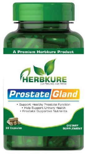 Herbkure Prostate Gland Capsules, Grade Standard : Herbal Grade