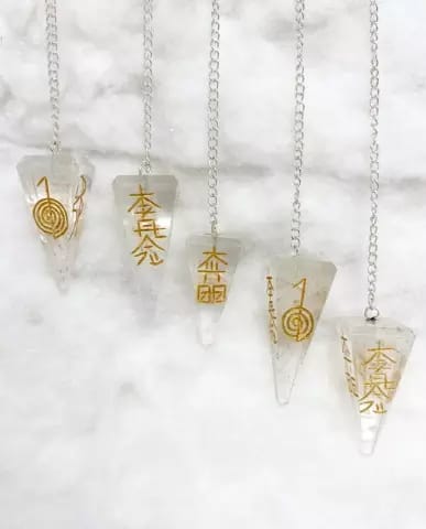 Selenite Pendulum, Size : 20-25mm