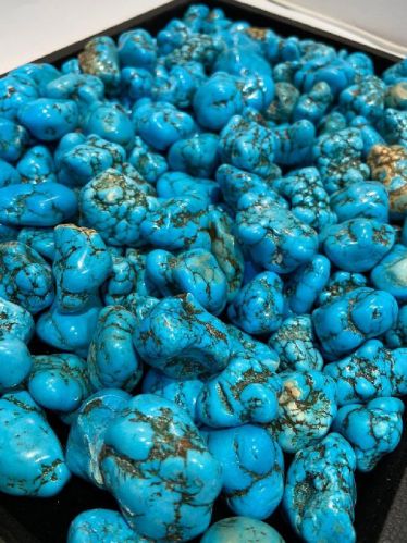 Polished Turquoise Tumble Stone, Size : 0-10mm, 10-20mm, 20-30mm