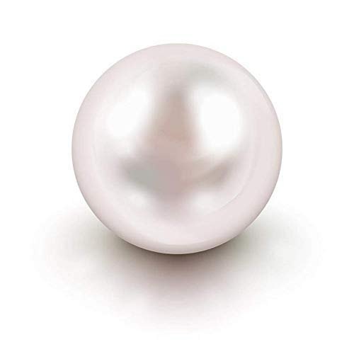 Round Polished Solid White Pearl Gemstone, Feature : Crack Resistance, Good Looking, Optimum Strength