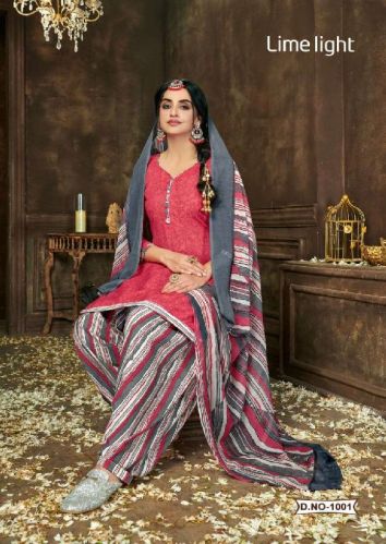 Semi Stitched + Stitched Ladies Cotton Suits