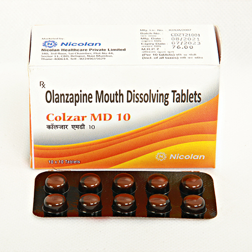 COLZAR MD 10 Tab, Packaging Type : Alu Alu