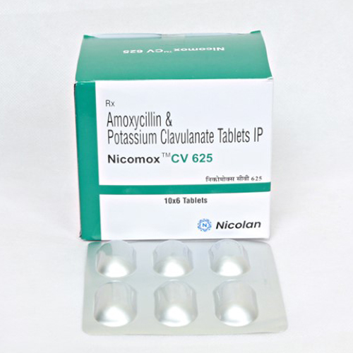 Nicomox Cv 625 Mg Tab, Packaging Type : Alu Alu