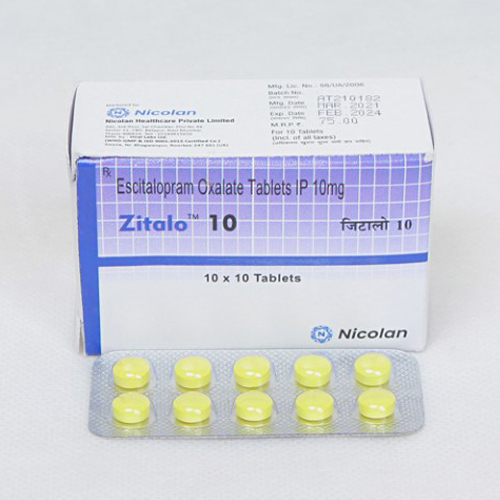 Zitalo 10 Mg Tab, For Clinical, Hospital, Personal, Grade Standard : Medicine Grade