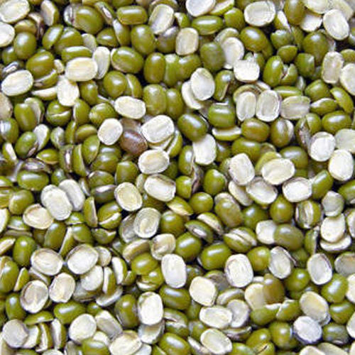 Natural Split Moong Dal, For Cooking, Color : Green