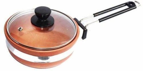 Clay Fry Pan, Color : Brown