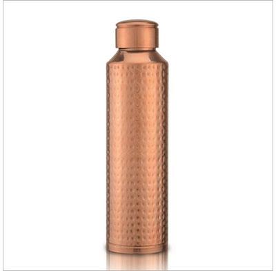 Copper Hammered Bottle, Cap Type : Screw