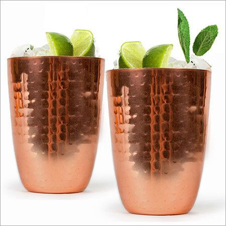 Polished Copper Julep Cups, Capacity : 1000ml+300ml+300ml