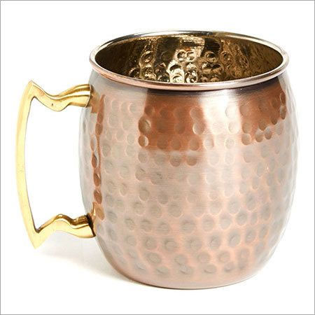 Round Copper Moscow Mule Mugs, For Drinkware, Gifting, Style : Antique, Modern