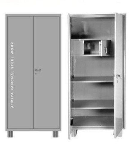 Atmiya Polished Mild Steel Double Door Office Almirah