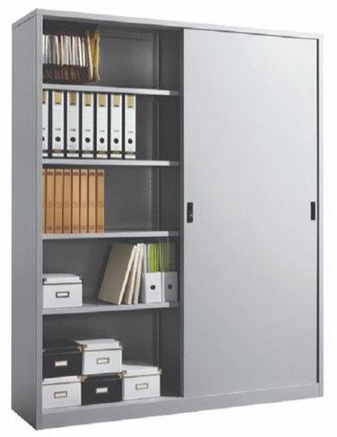 Atmiya Rectangular Polished Mild Steel Sliding File Cabinet, For Office, Size : 75X48X19 Inch