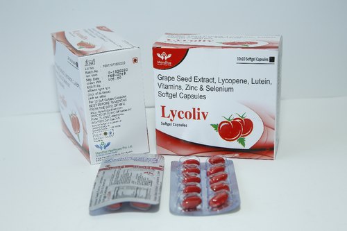 Lycolive Lycopene Capsules, Grade Standard : Medicine Grade