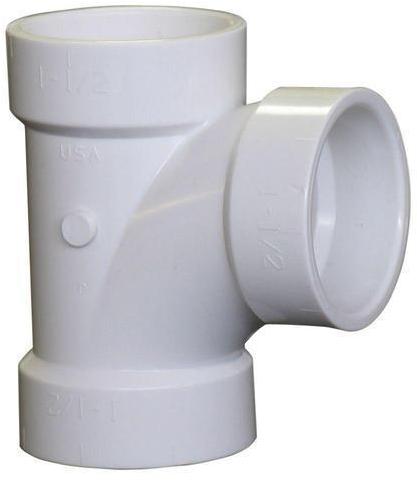 Polypropylene Pipe Joints, For Pneumatic Connections, Color : White