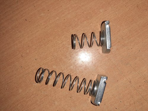 ETC Polished Stainless Steel AC Duct Spring Nut, Technics : Hot Dip Galvanized