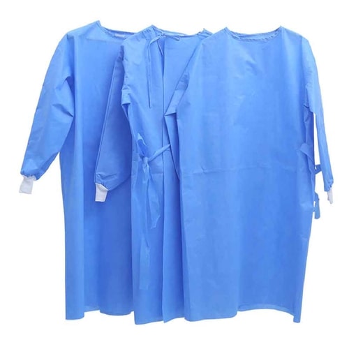 C.k Traders Plain Non-Woven 90 GSM Surgical Gown, Size : Free Size