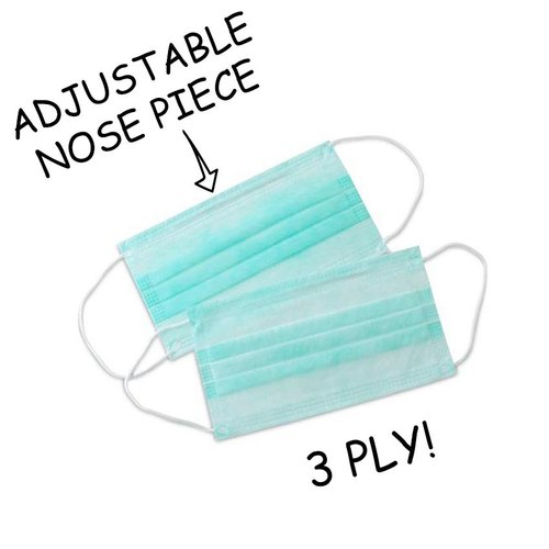 Non Woven Nose Pin Face Mask, For Hospital, Laboratory, Feature : Disposable