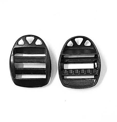 Polished Plastic 1 Inch Ladder Lock, For Bags Use, Color : Black