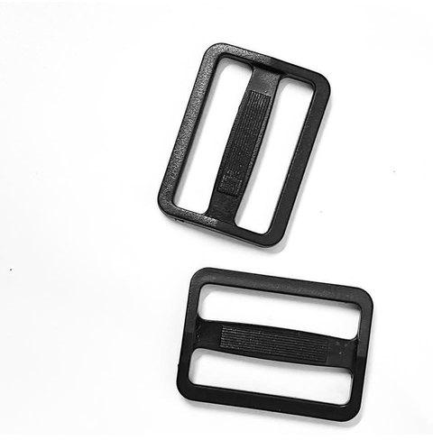 SPF Plastic 15-20gm Adjuster Tri-Glide Slide Buckle, Shape : Rectangular