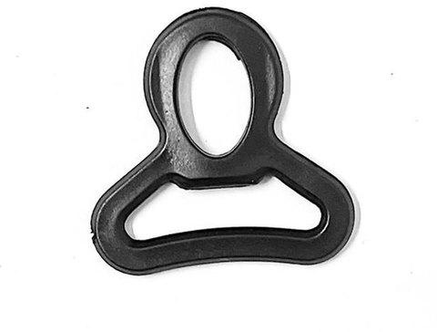 Plastic Hook Triangle Buckle, Color : Black