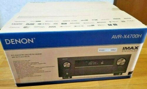 Denon AVR-X3700H 8K Ultra HD 9.2 Channel (105Watt X 9) AV Receiver 2020 Model - 3D Audio & Video Wit
