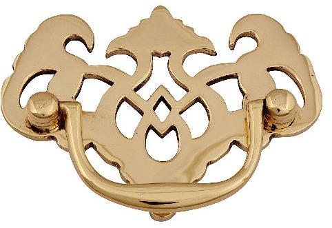 60-80gm Brass SECP-7801 Chippendale Cabinet Pull, Style : Antique