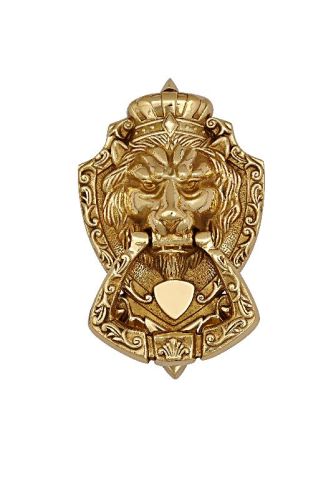 Polished Brass SEK-8412 Door Knocker, Color : Golden