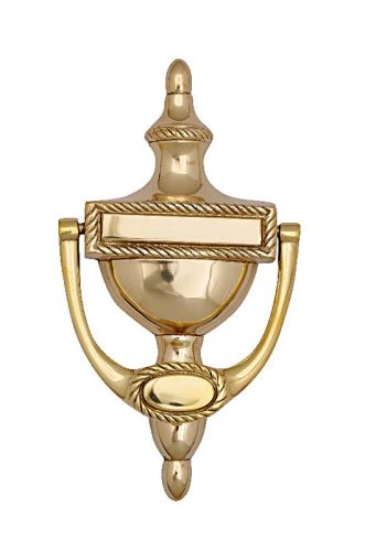 Polished Brass SEK-8415 Door Knocker, Color : Golden