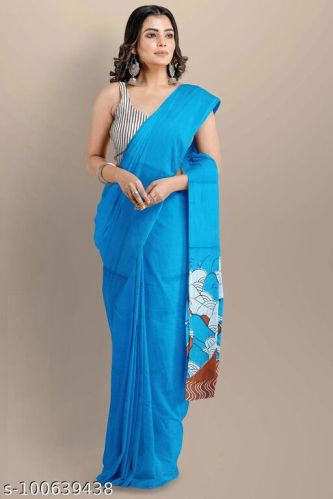 Plain Cotton Sarees, Occasion : Casual Wear