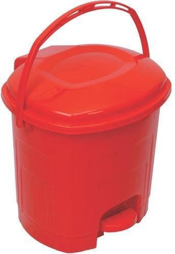 Swati Plastic Pedal Bin, For Home, Hotel, Office, Shape : Round