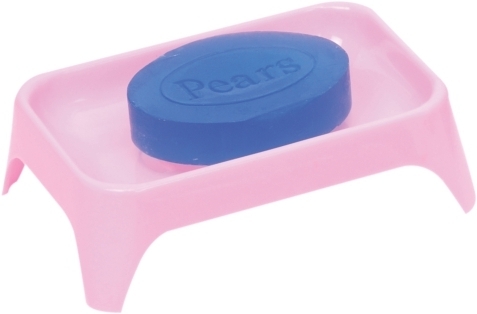 Plain Plastic Soap Case, Color : Pink
