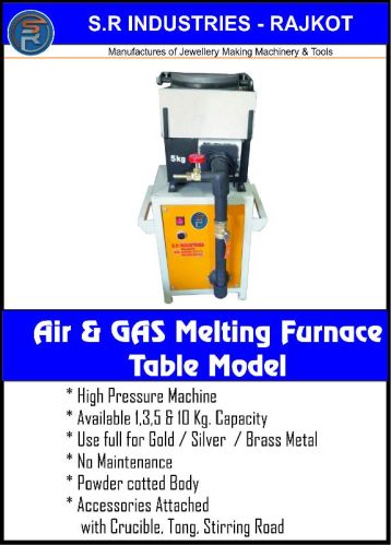 Grey Gas Melting Machine Table Model, Specialities : Stylish, Scratch Proof
