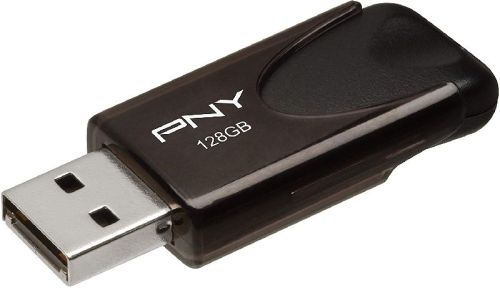 PNY - 128GB Attaché 4 USB 2.0 Flash Drive - Black