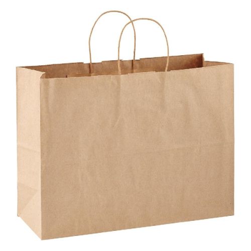 Plain Brown Paper Shopping Bag, Technics : Attractive Pattern