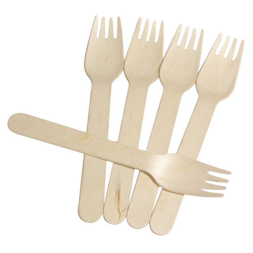 Polished Disposable Wooden Fork, Feature : Durable, Fine Finished, Rust Proof