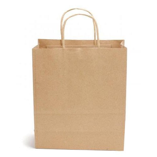 Plain Handmade Paper Shopping Bag, Capacity : 1kg, 5kg