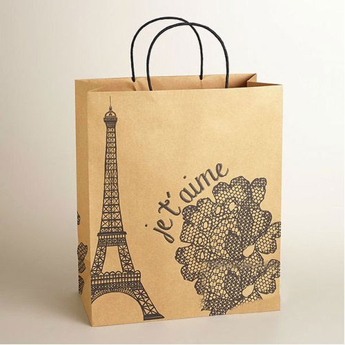 Printed Paper Shopping Bag, Handle Type : Loop Handle