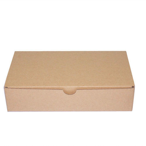 Plain Kraft Paper Rectangular Carton Box, Feature : Durable, Eco Friendly, Light Weight