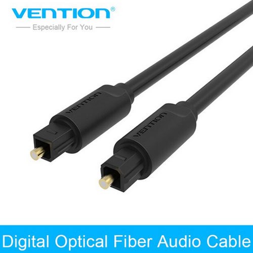 Optical Fiber Audio Cable, Color : Black