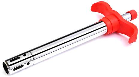 Stainless Steel Gas Lighter, Color : Red