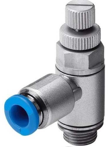 Plastic-SS Flow Control Valves, Color : Blue-Grey