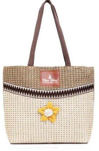 Plain Jute Jewelry Bags, Color : White Brown