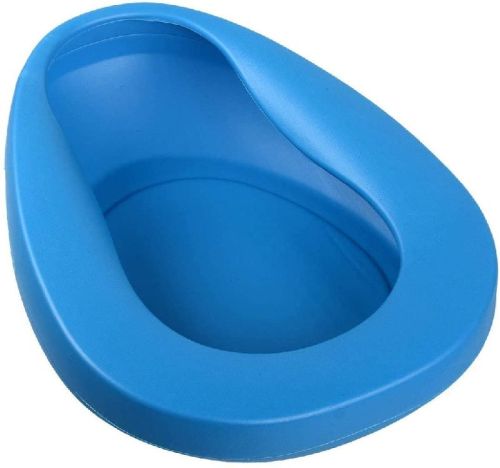 Plain Heavy Plastic Bedpan, Color : Blue